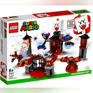 LEGO 71377 Super Mario King Boo and The Haunted Yard Expansion Set.
